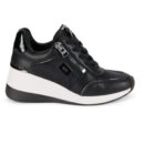 DKNY Pixie  Kai Wedge Heel Sneakers Black