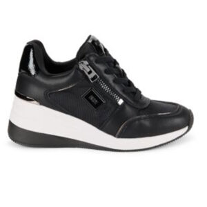 DKNY Pixie  Kai Wedge Heel Sneakers Black