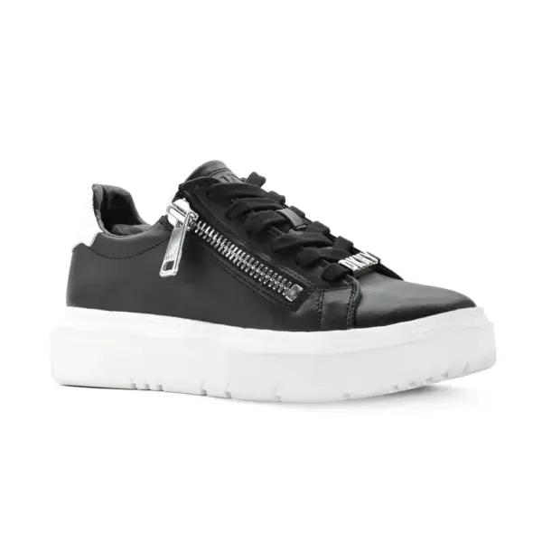 DKNY Matti Lace Up Sneaker Women - BLK - Image 3