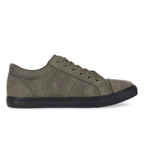 U.S. Polo Mens Perforated Quarter Sneaker Olive