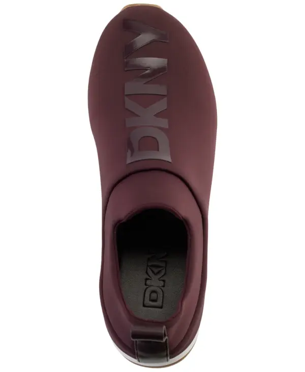 DKNY Jadyn Slip On Jogger Sneakers Burgundy - Image 3