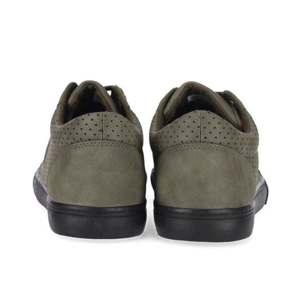 U.S. Polo Mens Perforated Quarter Sneaker Olive - Image 4