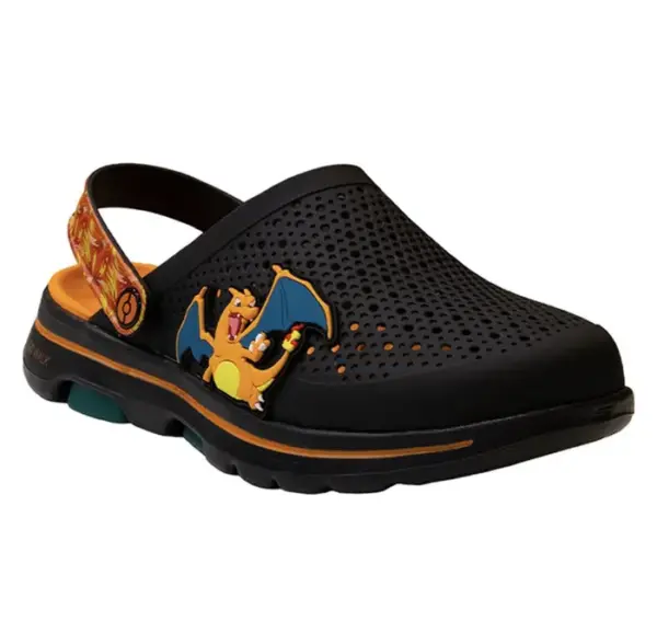 Skechers Foamies Go Walk 5 Character Dragon 802000/BKOR - Image 2