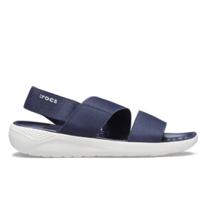 Crocs LiteRide Stretch Sandal Navy White