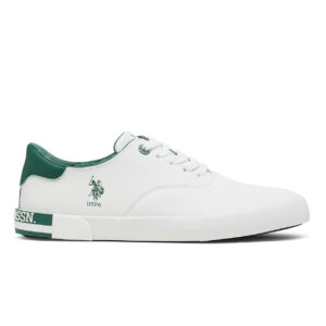 U.S. Men Central Lacing Solid Rojas  Sneaker white