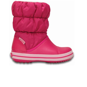Crocs Winter Puff Boot Kids Candy Pink