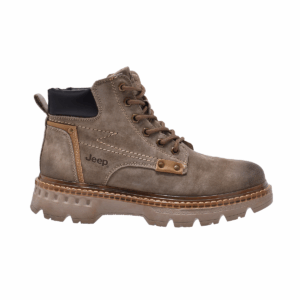 Jeep Ankle Lace Padded Boot-C214M08022-Khaki