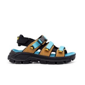 Caterpillar Progressor Buckle Spruce Yellow Sandal Men
