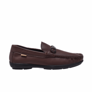 Jeep Slip on Leather Loafer-CTB2118-Brown