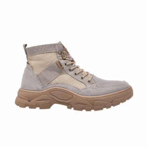 Jeep Mid Top Lace Hiking Suede Boot-P03221791K-Gray