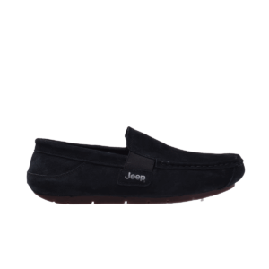Jeep Slip on Suede Loafer-P10301020K-Black
