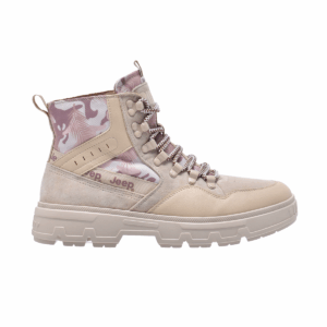 Jeep High Top Lace Combat Camo Boot-P224M06112-OffWhite
