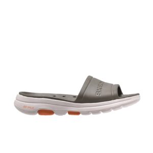 Skechers Foamies Go Walk Cruisen Slide 243021 -Olive Black Orange OK