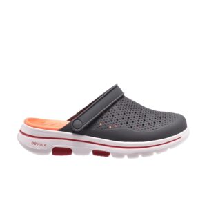 Skechers Foamies Go Walk 243016-DGray Orange White OK
