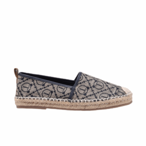 TTWN Bear Slip-On Blue Diamond T-Pattern Canvas Shoes