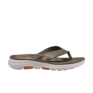 Skechers Foamies Go Walk Flip Flop 243024-Olive White Orange