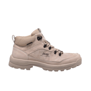 Jeep Mid Top Lace Combat Padded Suede Boot-P131291239-Beige