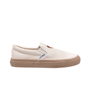 TTWN Bear Slip-On Off-White Canvas Top Bear Head Shoes